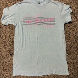 Vintage! single stitch. Light Blue Graphic T-Shirt super soft